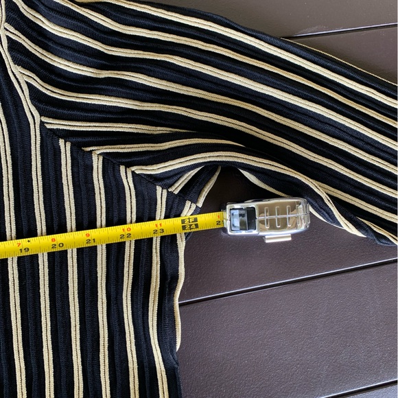 Rachel Rachel Roy Black/Gold Ribbed Long Sleeve Sweater Dress-Women’s 2X-NWT - Picture 11 of 14